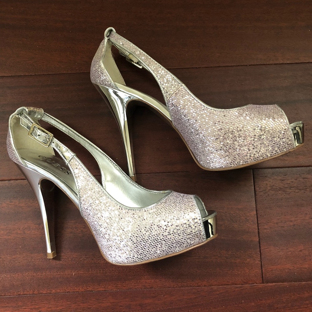 Guess Peep toe heels